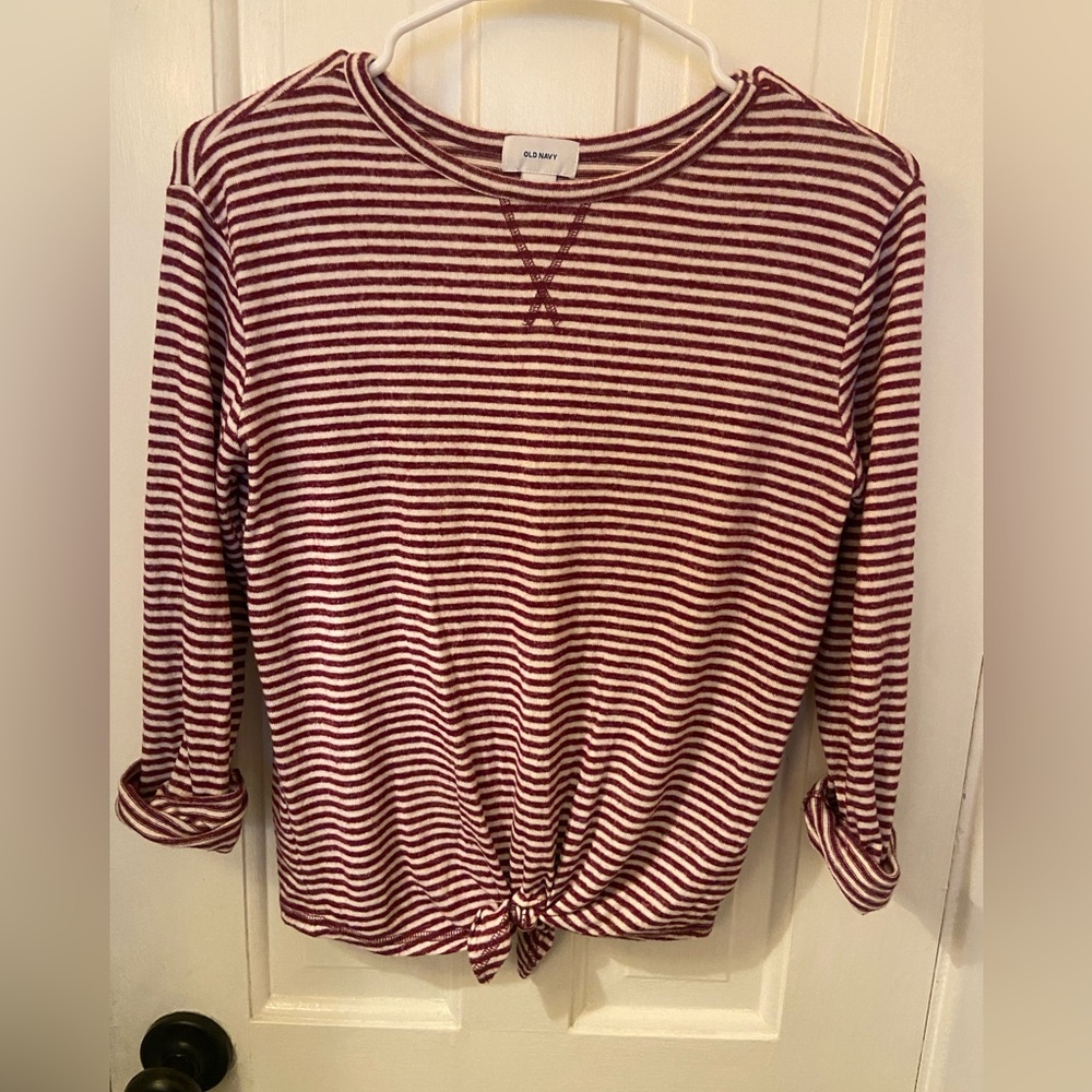 Old Navy Girls Size L Striped Top